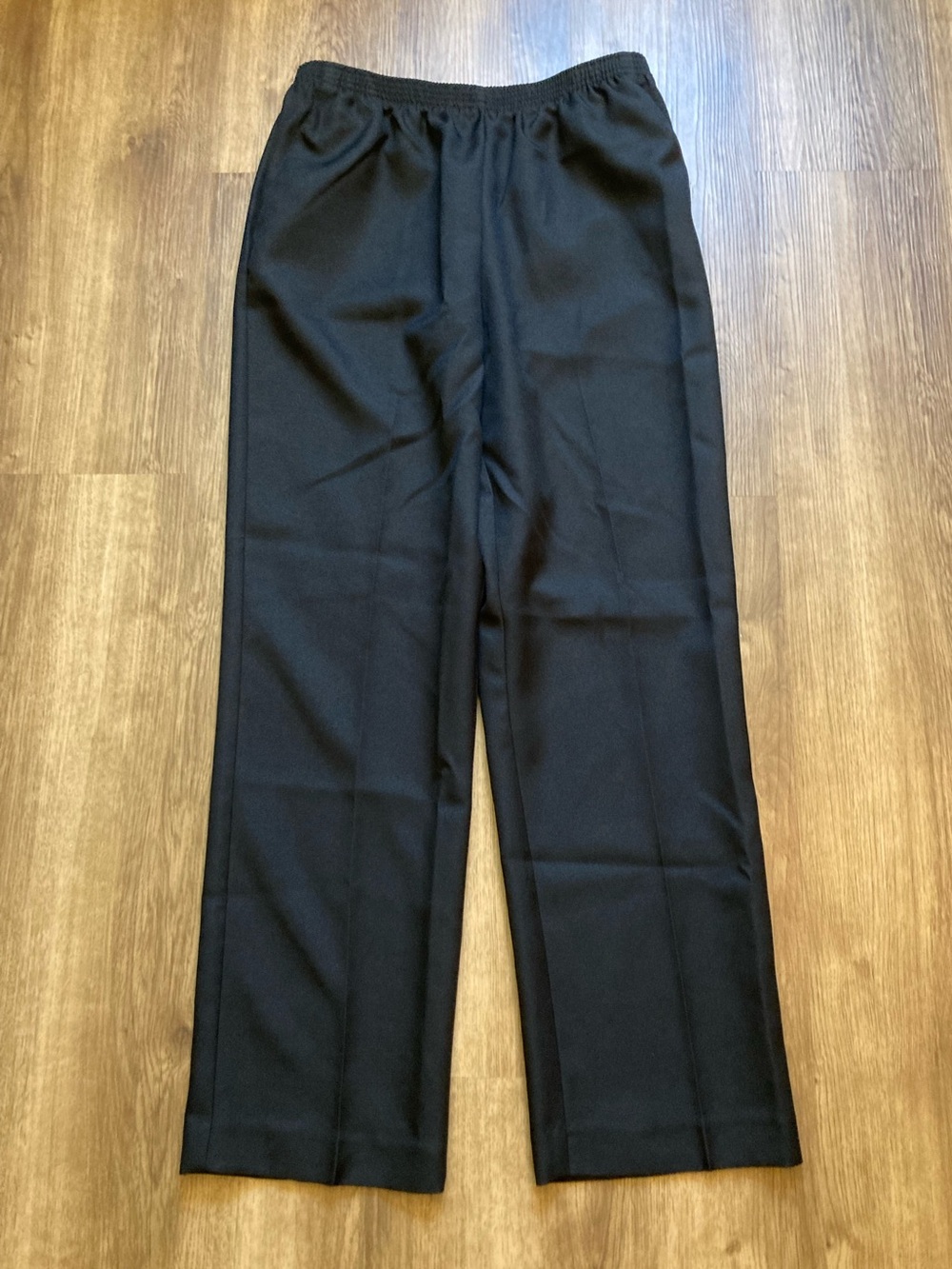 Alfred Dunner Black Elastic Waist Pants 8